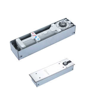 Heavy Duty 300kg Glastürscharnier Edelstahl Bodenfeder