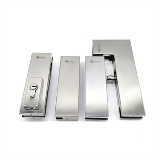 Edelstahl Pivot Fixed Glass Patch Fitting